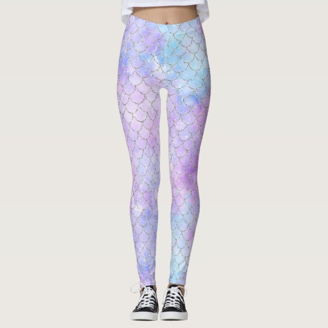 Leggings Une série de galaxies de sirènes 1 (Devant)