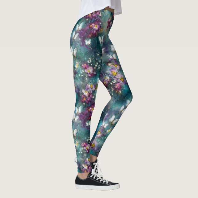 Leggings Une série de papillons mystiques Design 11 (Droite)