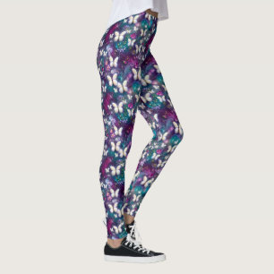 Leggings Une série de papillons mystiques Design 5