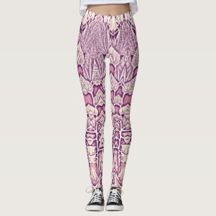Leggings Une texture rose vibre "Ratti_Creative_Arts"