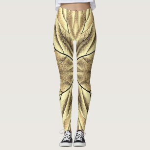 Leggings Une texture unique en bois "Ratti_Creative_Arts"