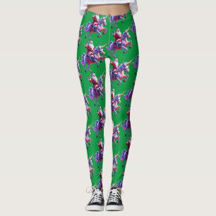 Leggings Unicorn équitation Père Noël