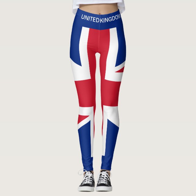 Leggings Union Jack britannique (Devant)