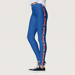 Leggings Union Jack Vertical - Drapeau Royaume-Uni