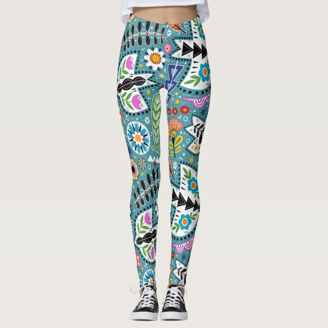 Leggings uniques et amusants (Devant)