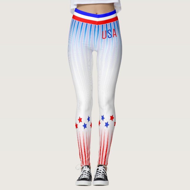 Leggings USA Stars and Stripes (cust.) (Devant)
