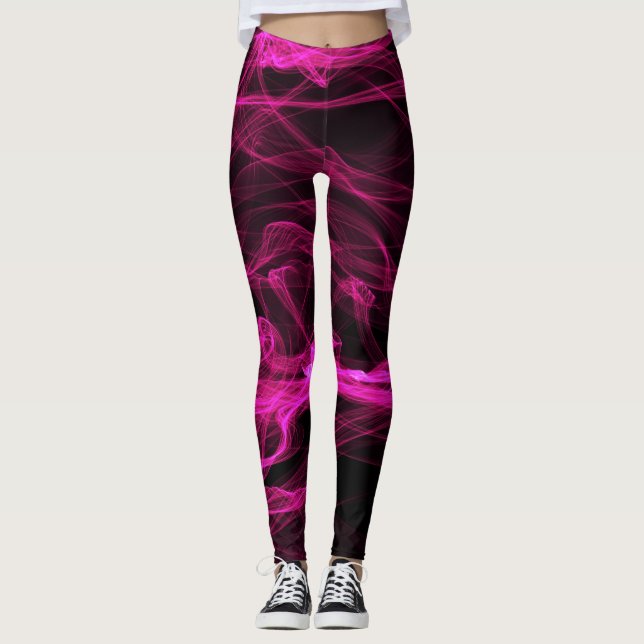 Leggings Vague de choc rose chic