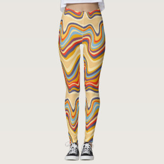 Leggings vague rétro bord de mer