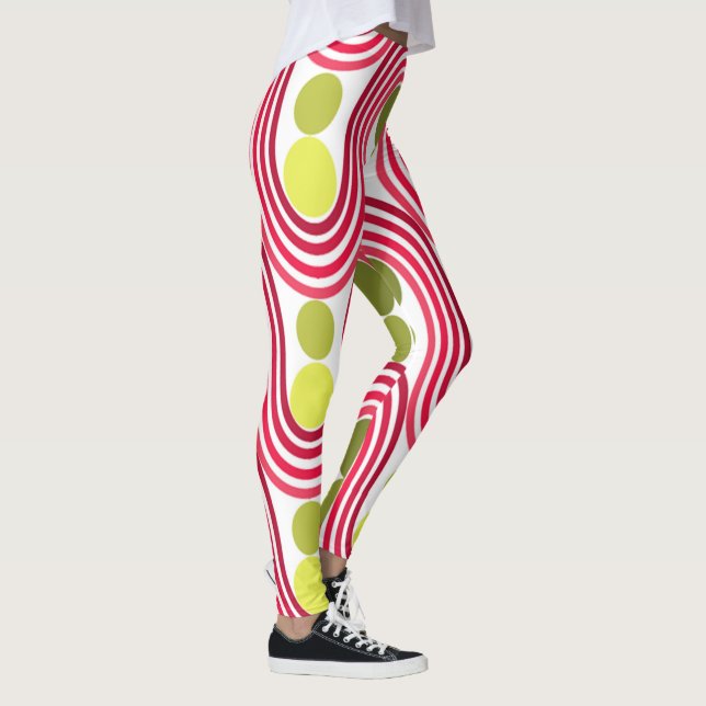 Leggings Vagues et cercles (Droite)