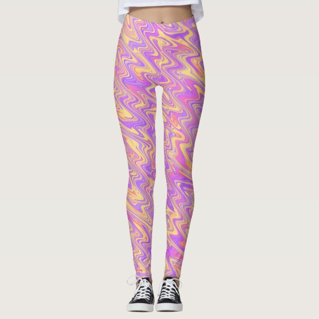 Leggings Vagues Funky (Devant)