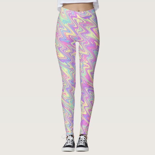 Leggings Vagues Funky (Devant)