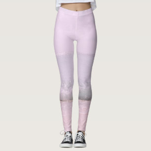 Leggings Vagues océaniques Pastel doux 5