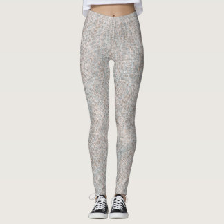 Leggings Valentine dans la poudre bronzage