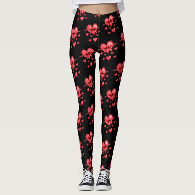 Leggings Valentine's Day Love & Hearts Collection ❤️ (Devant)
