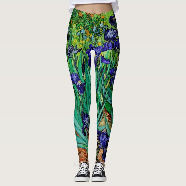 Leggings Van Gogh Iris à St. Remy (Devant)