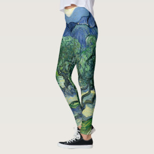 Leggings Van Gogh La peinture paysagère des oliviers