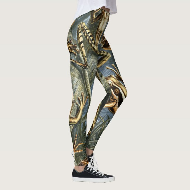 Leggings Variété d'Ernst Haeckel de grenouilles exotiques : (Droite)