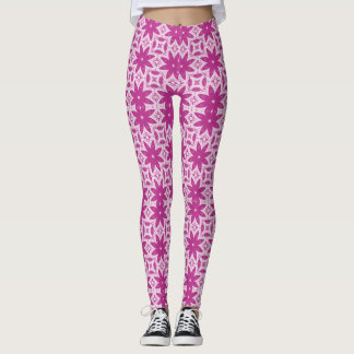 Leggings vectpr fleurs roses sans couture motif