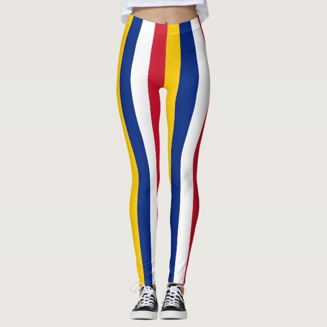 Leggings Vénézuéla Couleurs du drapeau national (Devant)
