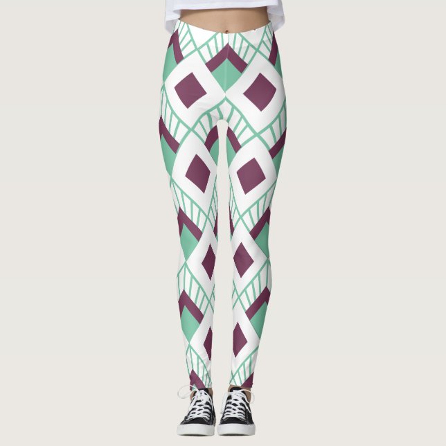 Leggings Ventilateurs Art déco (Devant)