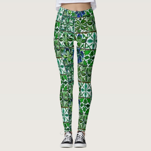 Leggings Veranda Verde (Devant)