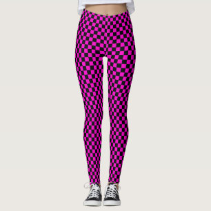 Leggings Vérification du contraste : Grille en gras