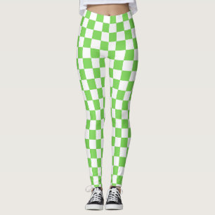 Leggings Vérifié vert à carreaux
