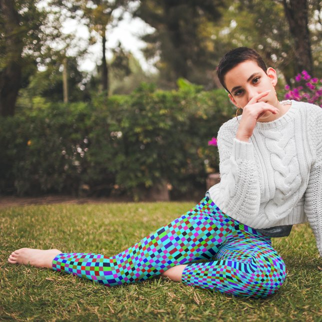 Leggings Vérifier le Motif 4 (Créateur téléchargé)