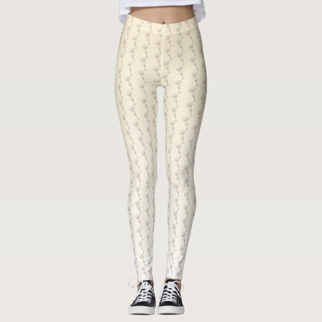 Leggings Verre à Champagne (Devant)