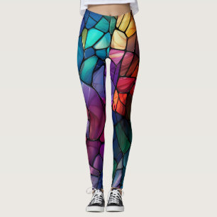 Leggings Verre Coloré, Vivid, Flashy