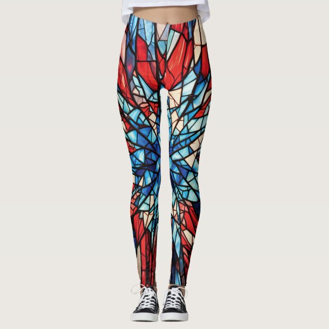 Leggings Verre Trait Patriotique (Devant)
