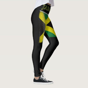 Leggings Version 2 de guêtres de drapeau de dames Jamaïqu