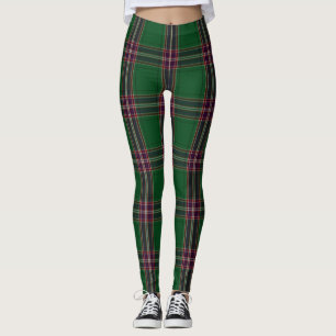 Leggings Vert de guêtres de plaid de tartan de MacFarlane