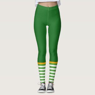 Leggings Vert du jour de St Patrick drôle de lutin barré