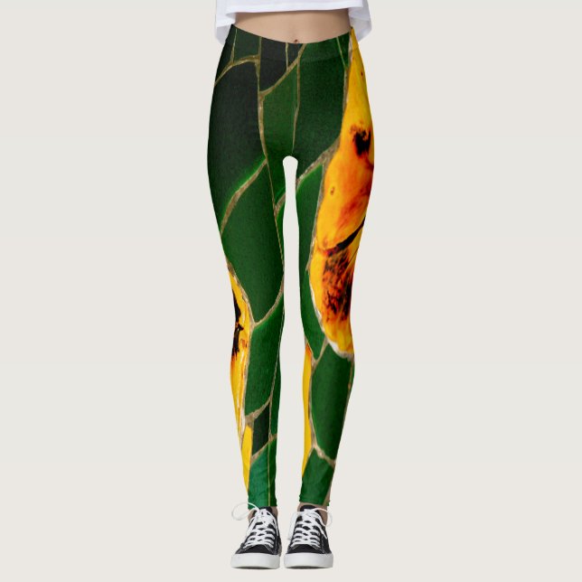 Leggings Vert et Jaune (Devant)