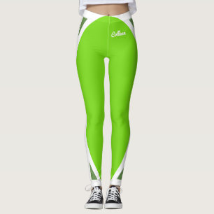 Leggings Vert Flourescent sur vert