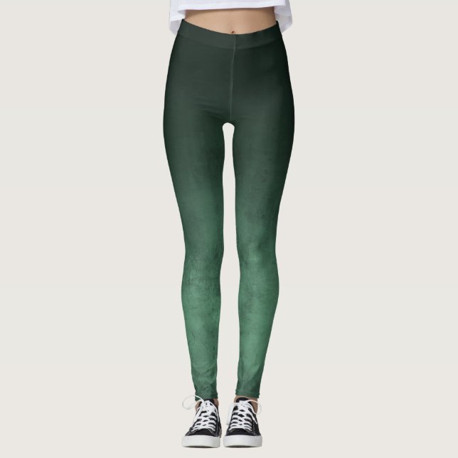 Leggings Vert gris foncé vert foncé vert foncé ombre rustiq (Devant)