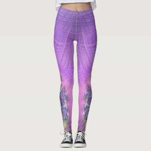 Leggings ~vert rose bleu violet ~ Original