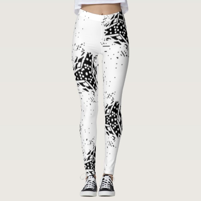 Leggings Vertical, Charbon, Dune (Devant)