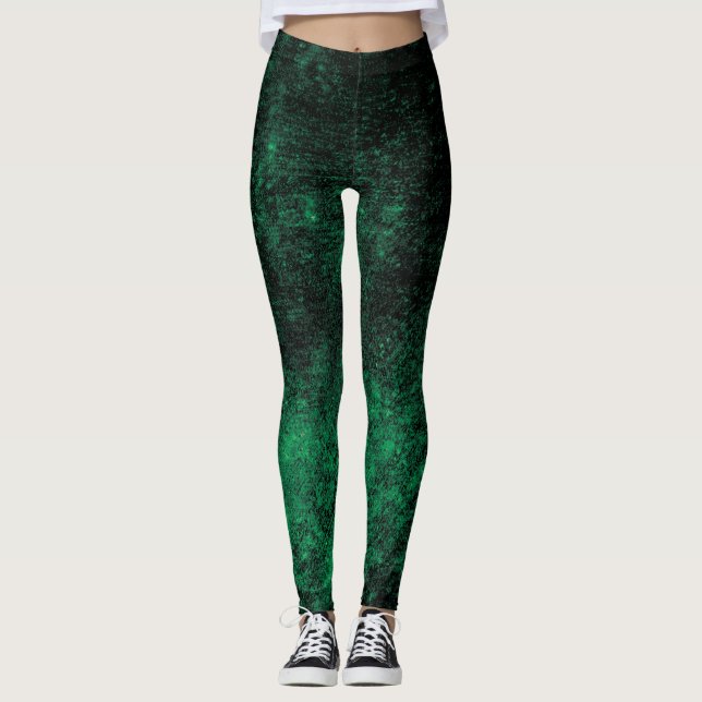 Leggings verts de forêt (Devant)