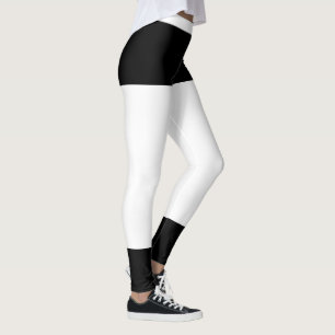 Leggings Vêtement de sport noir personnalisé pour maman de 