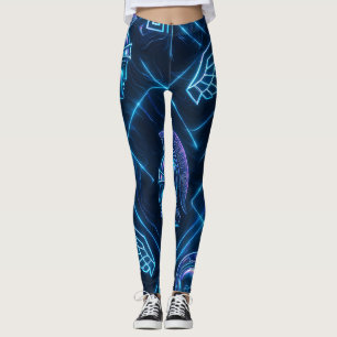 Leggings Vêtements actifs Néon Déesse Grecque   Athéna Futu