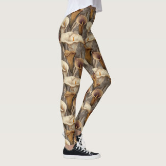 Leggings Vêtements de sport Fleur de lys Lys calla Étincell