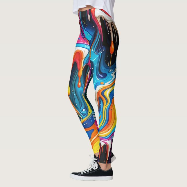 Leggings Vêtements de surface abstraits 1217 - Jeggings (Gauche)