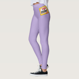 Leggings Veux-tu un Cicless ? Design Rétro Turinois Nostalg