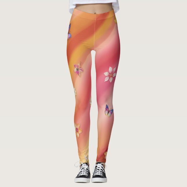 Leggings Vibes d'automne (Devant)