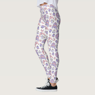 Leggings Vibes roses 90s Mode
