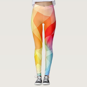 Leggings Vibrant Geometric Abstract
