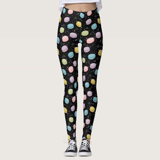 Leggings Vibrant Macarons délice (Devant)