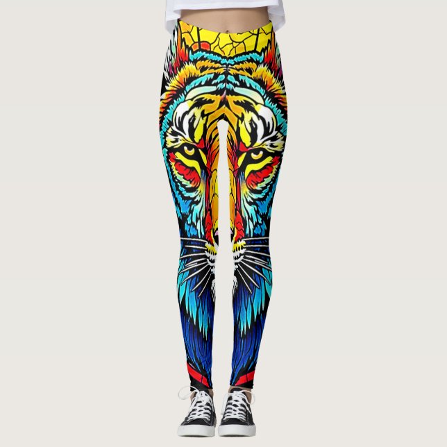 Leggings Vibrant Tiger Tiger Tiger (Devant)